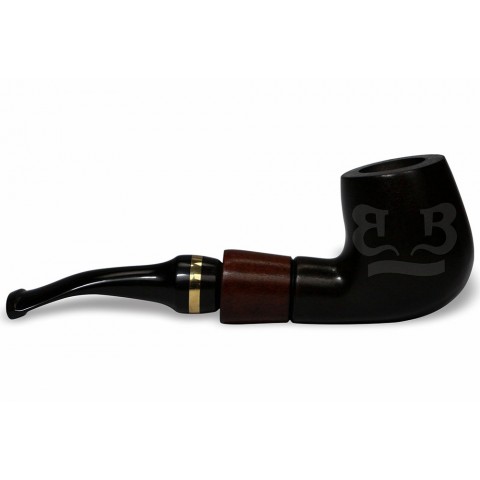 Cachimbo Anel Dourado Curvo Encerado (Filtro Permanente) Piteira Chifre - 0103 PO PRE